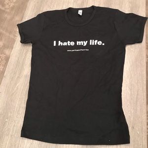 Women's Pernice Brothers I Hate My Life T-shirt